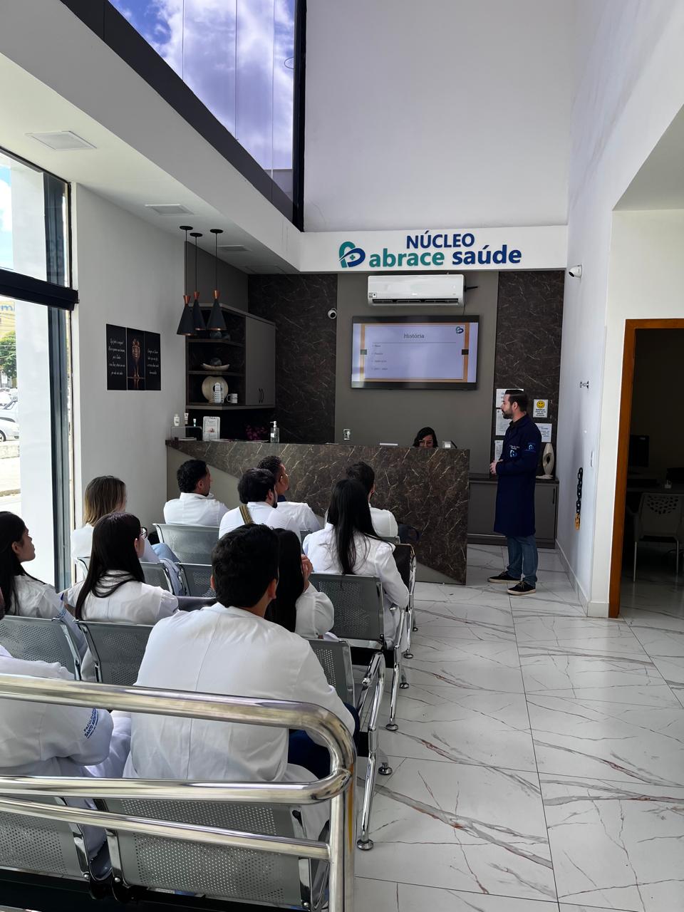 Recepção da Núcleo Abrace Saúde em Vitória da Conquista - BA